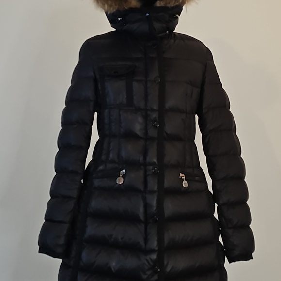 Moncler Jackets & Blazers - Moncler Hermine Giubbotto (Hermifur) Long Down Coat